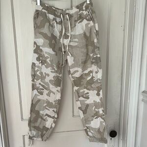 Sanctuary Gray and Tan Track Pants